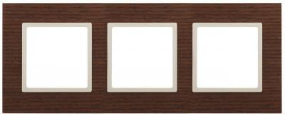 Рамка 3-постовая ЭРА Elegance 14-5303-09 Б0034580