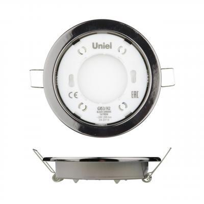 (10 шт.) Встраиваемый светильник (UL-00005055) Uniel GX53/H2 Black Chrome 10 Prom (10 шт.) Встраиваемый светильник (UL-00005055) Uniel GX53/H2 Black Chrome 10 Prom