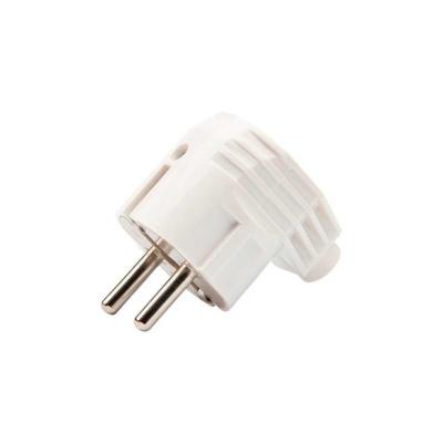 Вилка Евро угловая с з/к REXANT 20029