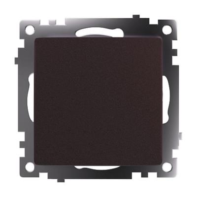 Выключатель одноклавишный Stekker Катрин шоколад 49020 Выключатель одноклавишный Stekker Катрин шоколад 49020