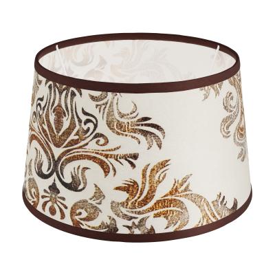 Абажур для бра и люстры 20 см E14 золотистый узор Razsvet RZ-1720-1-15