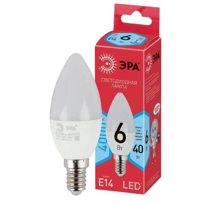 Лампа светодиодная ЭРА LED B35-6W-840-E14 R