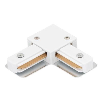 Коннектор L-образный однофазный DesignLed CN2-WH-L 003724 Коннектор L-образный однофазный DesignLed CN2-WH-L 003724