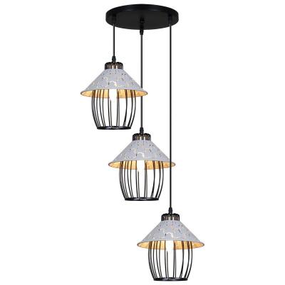 Подвесная люстра Reluce 2513 02513-0.9-03 BK+WH