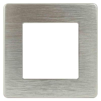 Рамка 1-постовая ЭРА 12 сатин шампань 12-5101-04 Рамка 1-постовая ЭРА 12 сатин шампань 12-5101-04