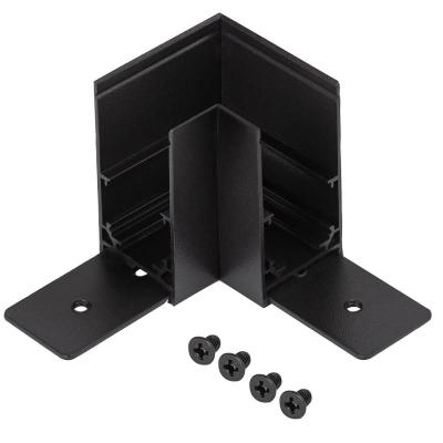 Коннектор угловой для накладного магнитного шинопровода ЭРА TRM-S20-CC-B Коннектор угловой для накладного магнитного шинопровода ЭРА TRM-S20-CC-B