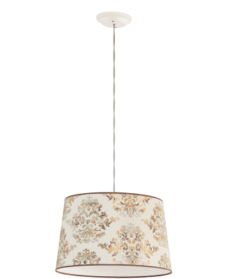 Подвесной светильник на 1 лампу 50 см золотистый узор Razsvet RZ-P1-4250-2-15