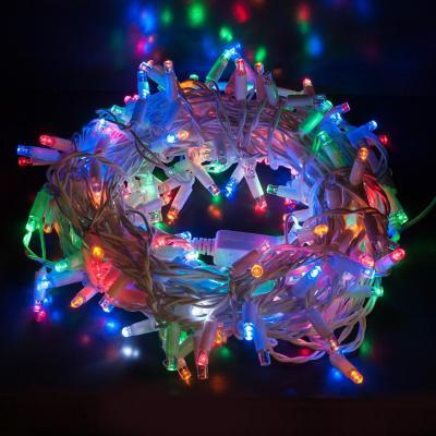 Новогодняя гирлянда Eurosvet Нить 10м 100LED мульти с мерцанием 400-101