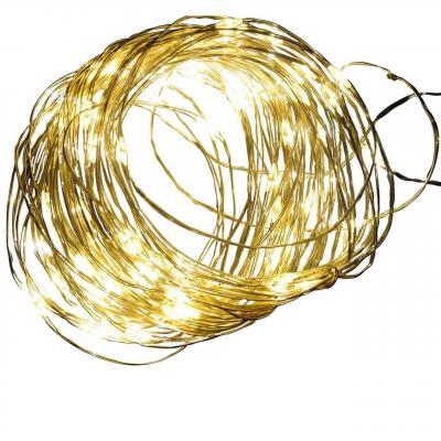 Светодиодная гирлянда (UL-00005265) Uniel Роса теплый белый ULD-S0500-050/SCB/2AA Warm White IP20 Dew