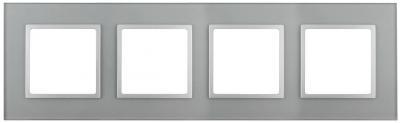Рамка 4-постовая ЭРА Elegance 14-5104-03 Б0034526