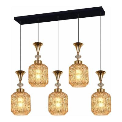 Подвесная люстра Reluce 2003 02003-0.9-05L Amber