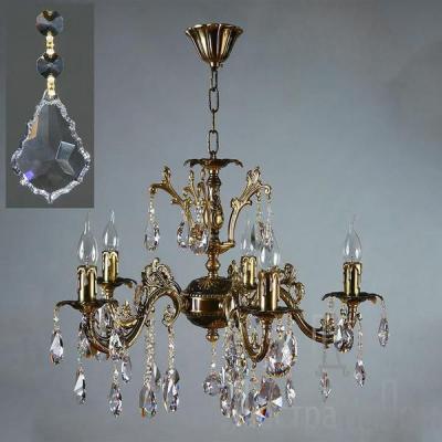 Ambiente 2118/5 PB Leaf crystal GRANADA люстра подвесная хрустальная