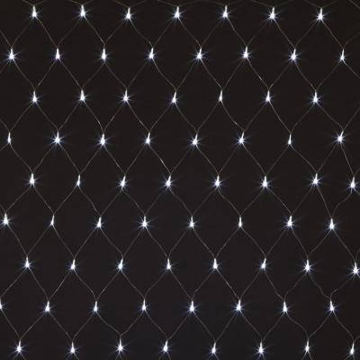 Новогодняя гирлянда Eurosvet Сеть 1,5х1,5м 100LED белый 300-001