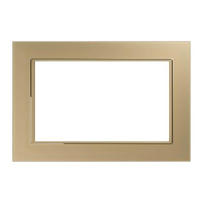 Рамка 2-постовая без перемычки Stekker Катрин золото 49042