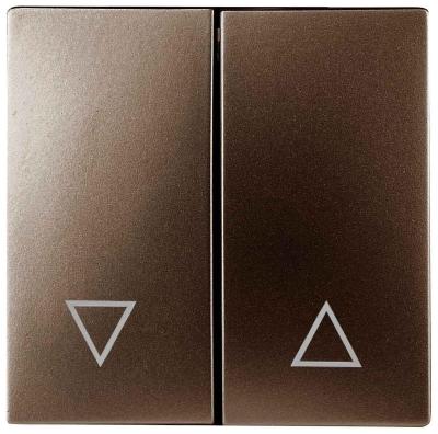 Лицевая панель выключателя двухклавишного ЭРА Эра12 12-6203-13