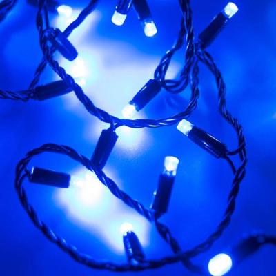 Уличная светодиодная гирлянда Ardecoled нить 230V синий/белый ARD-String-Classic-10000-Black-100Led-Flash Blue 025803 Уличная светодиодная гирлянда Ardecoled нить 230V синий/белый ARD-String-Classic-10000-Black-100Led-Flash Blue 025803
