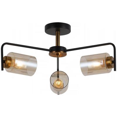 Люстра потолочная на штанге Illumico IL8248 IL8248-3COU-79 BK GD