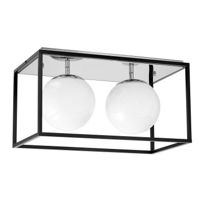 Потолочная люстра Lumina Deco Maldini LDC 8060-2 CHR+BK Потолочная люстра Lumina Deco Maldini LDC 8060-2 CHR+BK