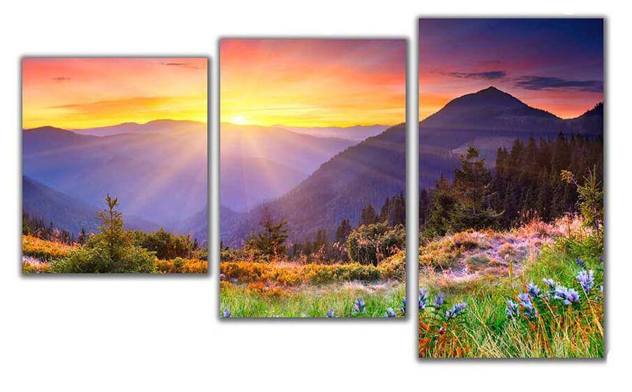 Природа картины модульные