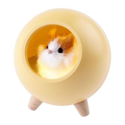 Светильник-ночник ЭРА Хомяк NLED-468-1W-Y