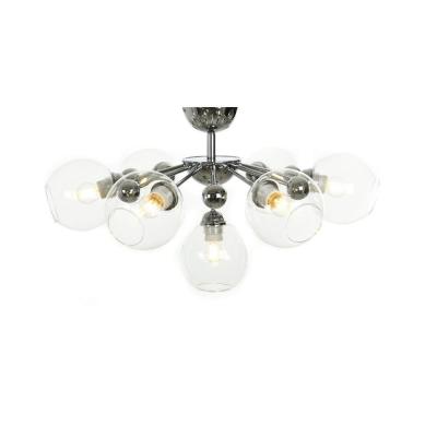 Потолочная люстра на штанге Lumina Deco Devoli LDC 8040-7 CHR+PR