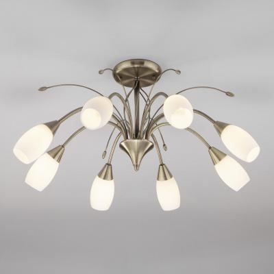 Потолочная люстра Eurosvet Ginevra 30280/8 античная бронза Потолочная люстра Eurosvet Ginevra 30280/8 античная бронза