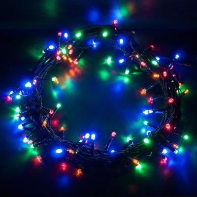 Новогодняя гирлянда Eurosvet Нить 5м 50LED мульти 400-001 Новогодняя гирлянда Eurosvet Нить 5м 50LED мульти 400-001