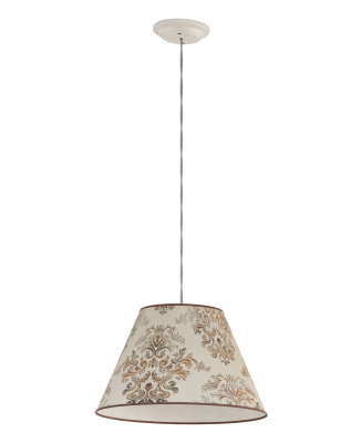 Подвесной светильник на 1 лампу 40 см золотистый узор Razsvet RZ-P1-2040-2-15