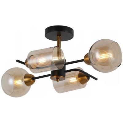 Люстра потолочная на штанге Illumico IL8243 IL8243-4COU-79 BK BR