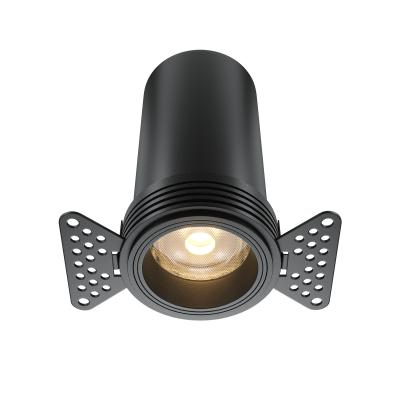Встраиваемый светильник Maytoni Downlight DL125-L12-3K-TRS-B
