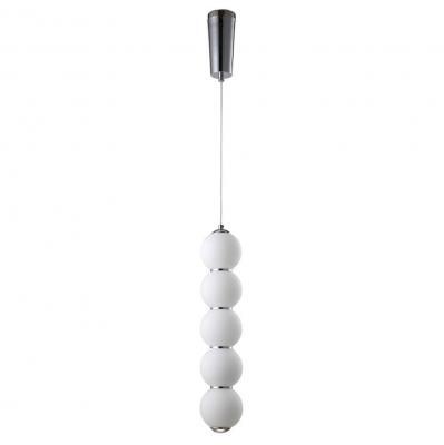 Подвесной светодиодный светильник Crystal Lux Desi SP5 Chrome/White