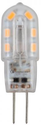 Лампа светодиодная Наносвет G4 1,5W 3000K прозрачная LH-JC-1.5/G4/830 L224