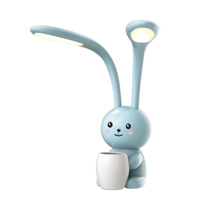 Настольная лампа Uniel Заяц ULM-D160 12W/3000-6000K/Dim Blue