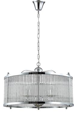 Подвесная люстра Crystal Lux TADEO TADEO SP6 D600 CHROME/TRANSPARENTE
