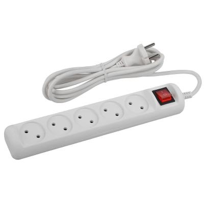 Удлинитель 5гн 1,5м б/з ЭРА U U-5s-1,5m-2x1