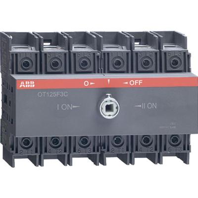 Реверсивный рубильник до 100А 3-полюсный для установки на DIN-рейку или монтажную плату ABB 1SCA105008R1001