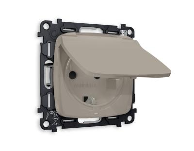 Комплект механизма розетки Ambrella Volt MO MO368010