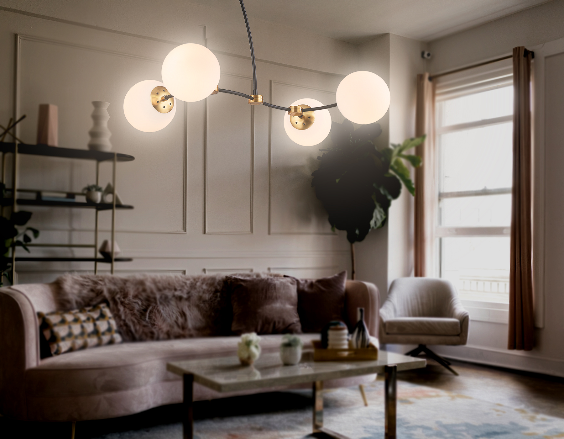 Потолочная люстра на штанге Ambrella light TRADITIONAL TR2544 Потолочная люстра на штанге Ambrella light TRADITIONAL TR2544
