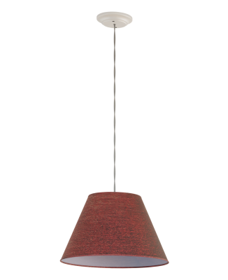 Подвесной светильник на 1 лампу 40 см бордовый Razsvet RZ-P1-2040-2-33