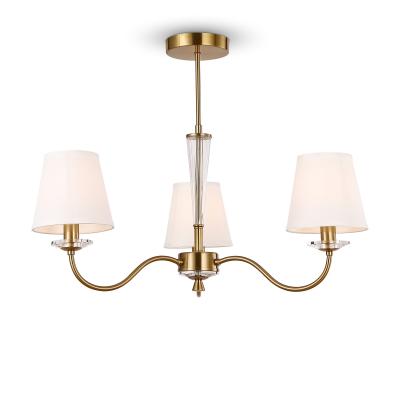 Люстра подвесная с абажурами Freya FR2027PL-03BS