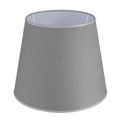 Абажур для настольной лампы 28 см E27 серый лен Razsvet RZ-2028-1-62