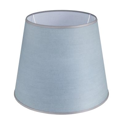 Абажур для настольной лампы 28 см E27 серо-голубой Razsvet RZ-2028-1-53